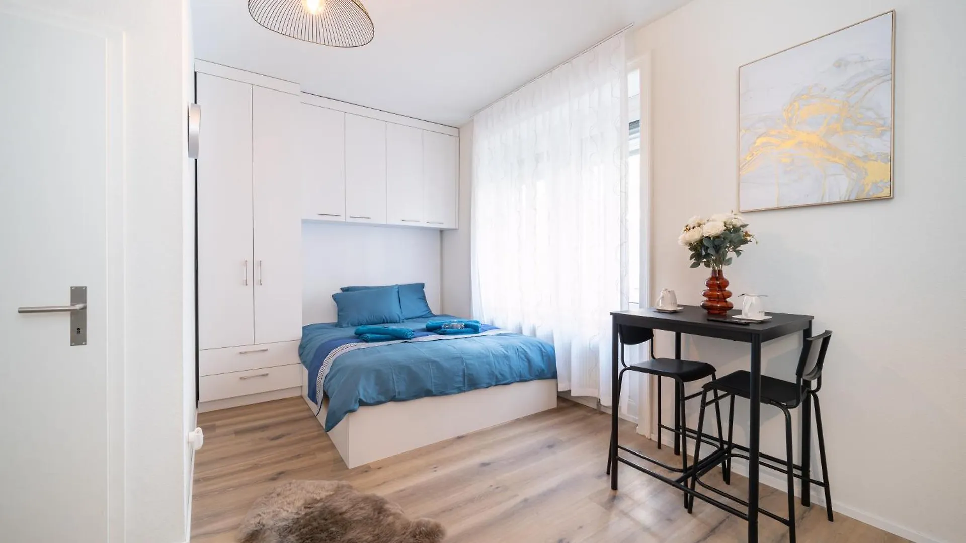 Homestay Studio Apartment - Central - Kitchen - Self Check In Basel Switzerland