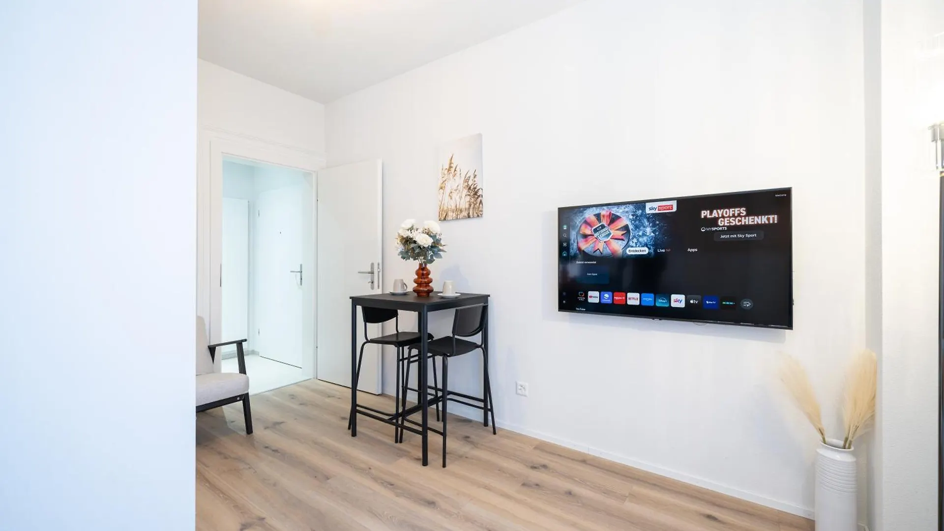 Studio Apartment - Central - Kitchen - Self Check In Basel